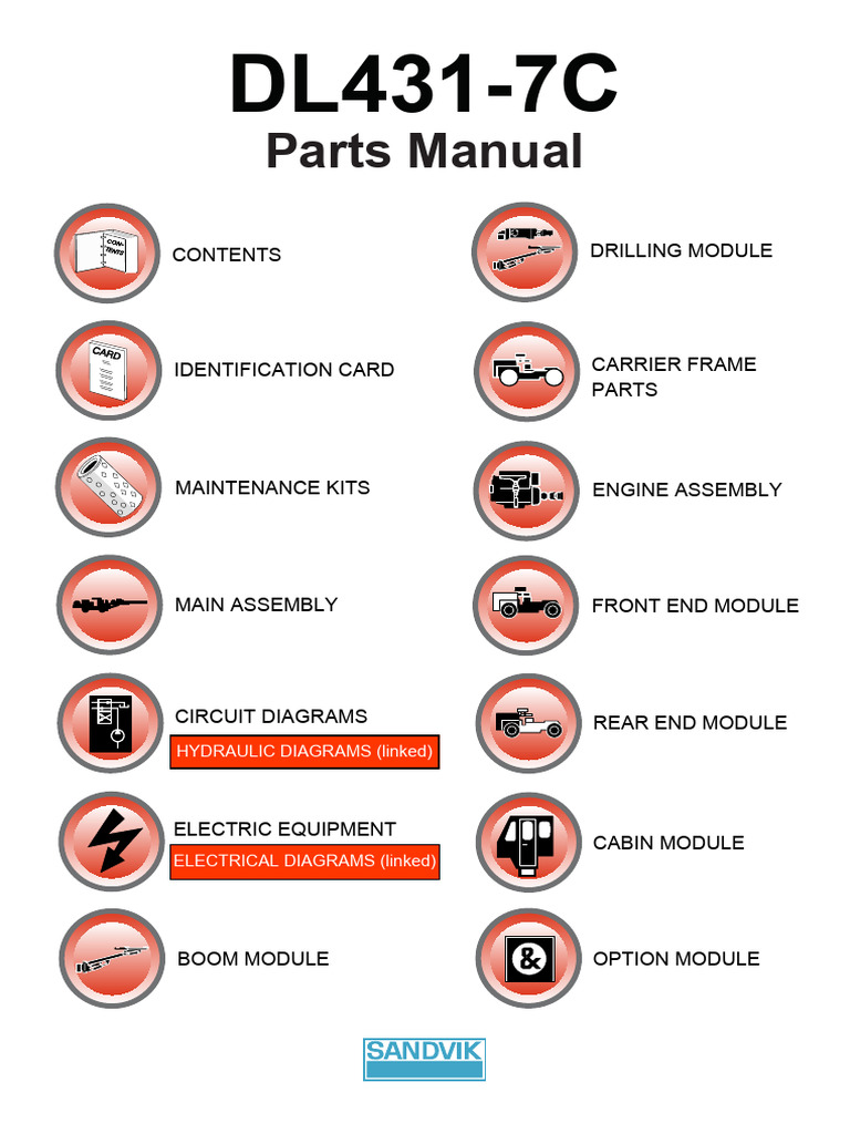 DL431-7C Parts Manual Overview | PDF