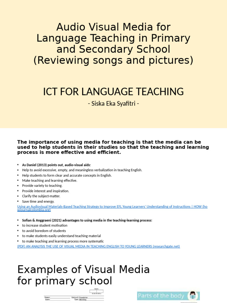 ICT Audio Visual | PDF