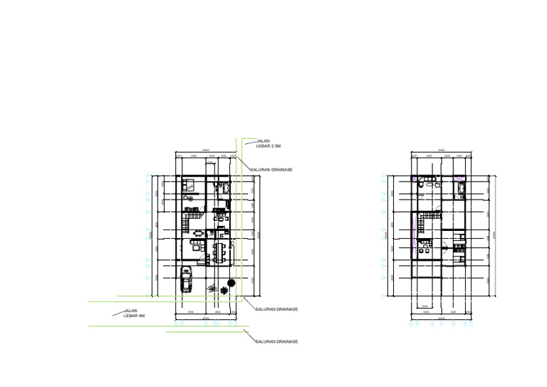 Drainage Layout for 2.5m and 4m Roads | PDF