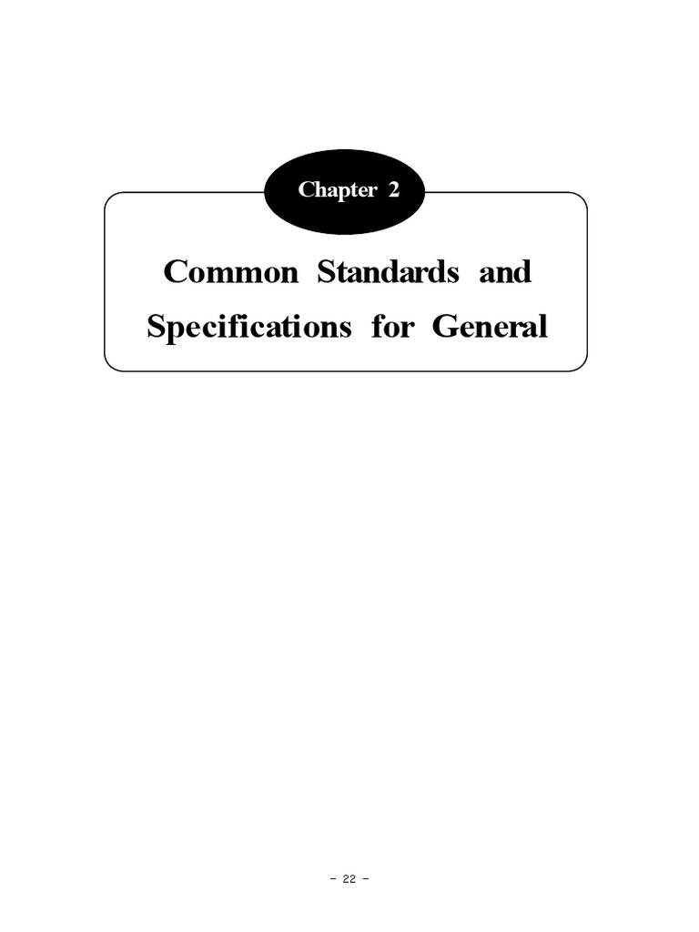 Chapter 2-Common Standards and Specifications For General | PDF | Foods ...