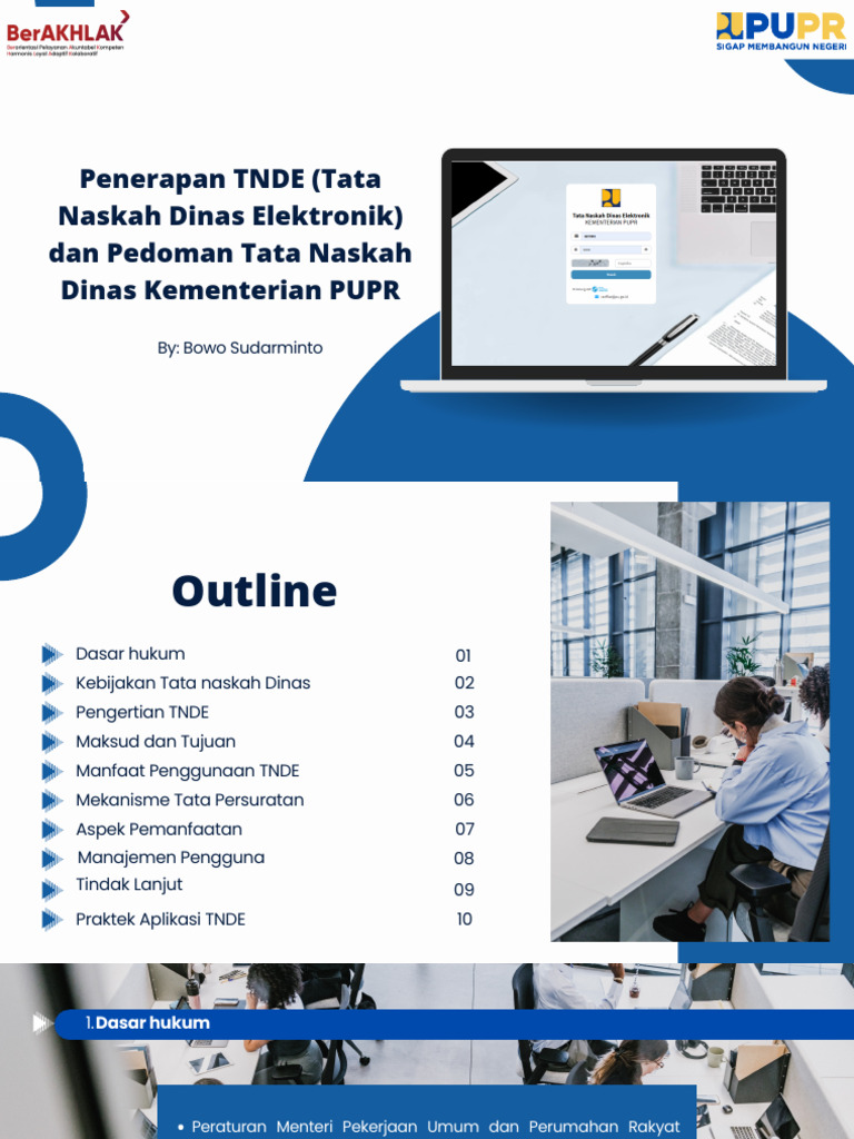 Pedoman Tata Naskah Dinas PUPR | PDF