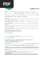 YG Entertainment Audition Guide | PDF | Audition | Singing