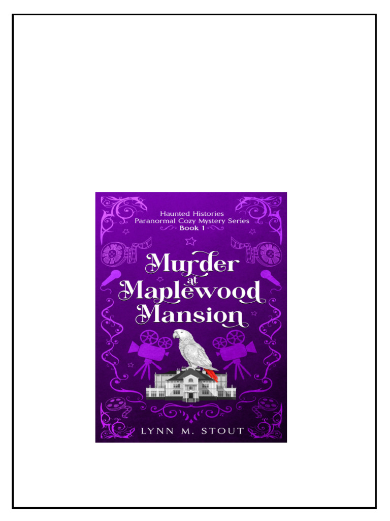 Murder At Maplewood Mansion Haunted Histories Paranormal Cozy Mystery ...