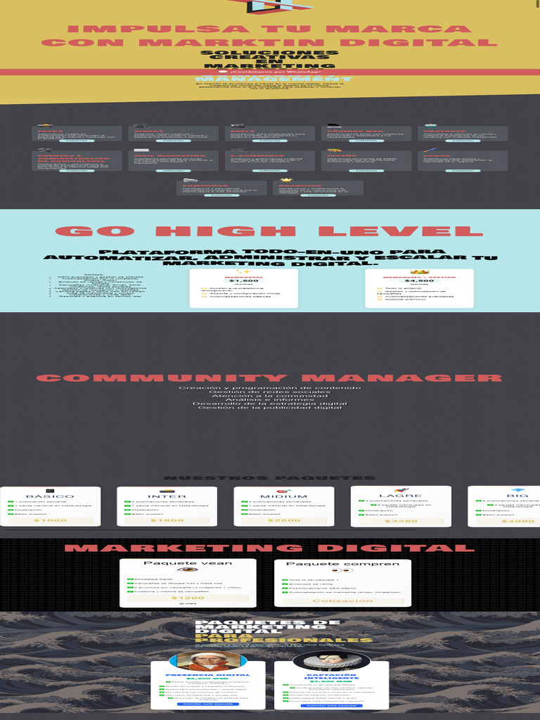 Soluciones de Marketing Digital Marktin | PDF | Marca | Marketing