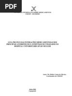 GUIA PRÁTICO DAS INTERAÇÕES MEDICAMENTOSAS DOS PRINCIPAIS ANTIBIÓTICOS E ANTIFÚNGICOS UTILIZADOS NO HOSPITAL UNIVERSITÁRIO JÚLIO MULLER