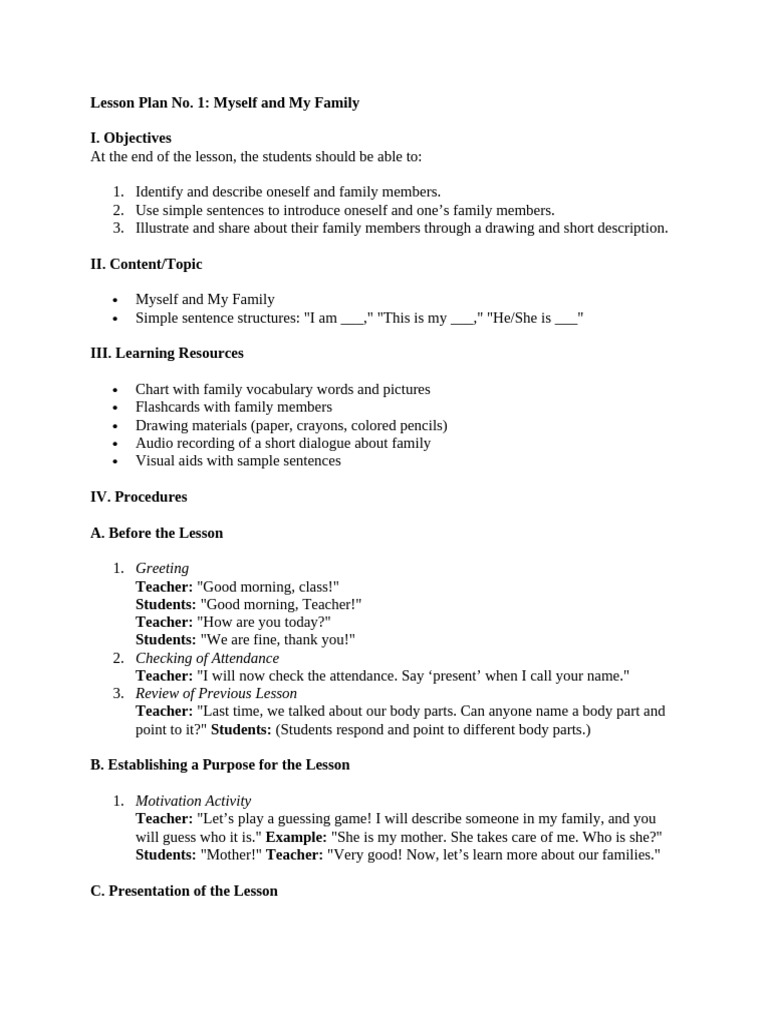 AI Generated LP and Activities | PDF | Lesson Plan | Classroom Management