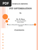 Open-Pit Mine Design Techniques | PDF | Mining