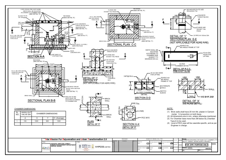 Washout Chamber Specifications and Details | PDF | Pipe (Fluid ...
