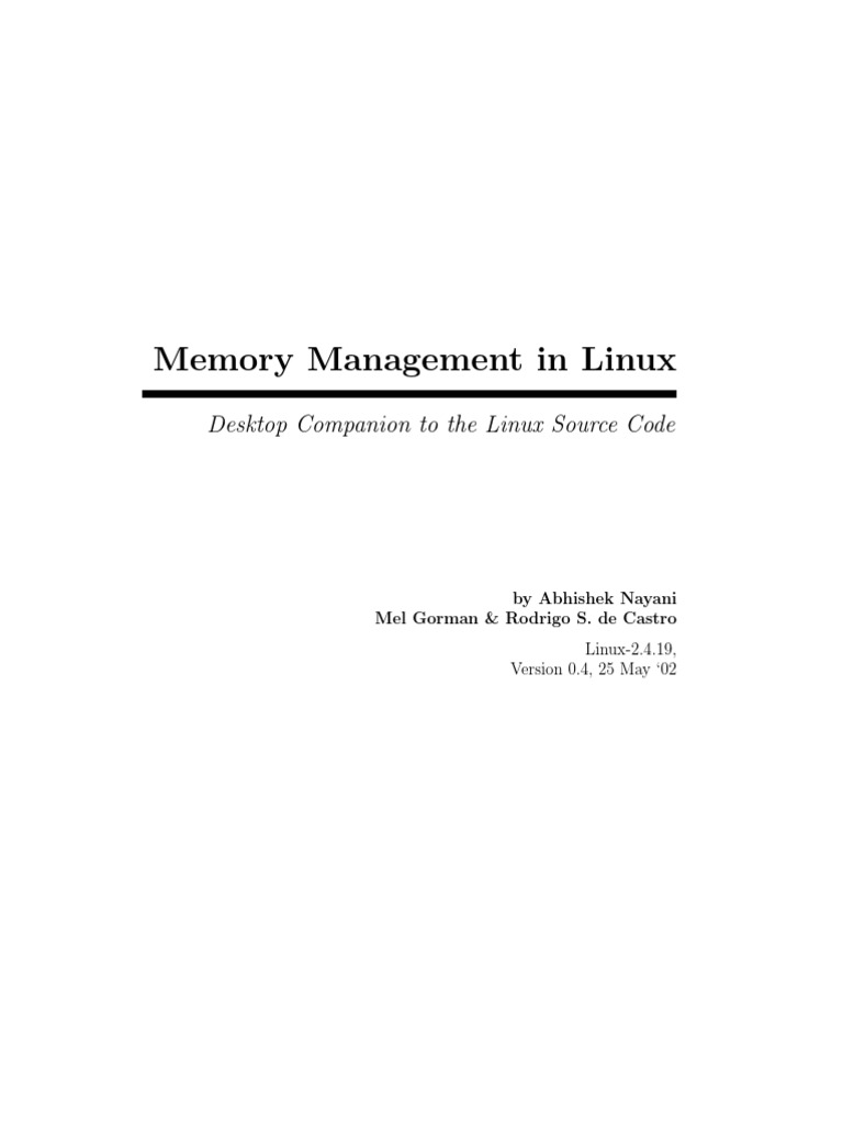 Linux - Memory MGMNT | PDF