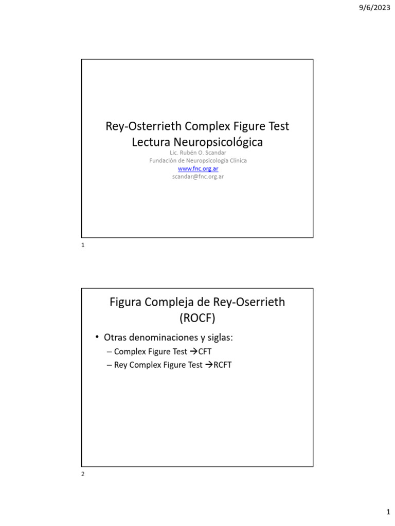 Guía del Test de Figura Compleja de Rey | PDF | Rectángulo | Triángulo