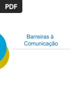 barreira a comunicação