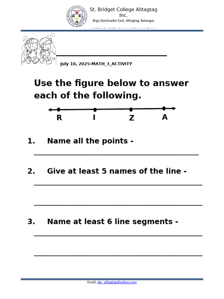 Math 3 Activity July10 Thursday | PDF