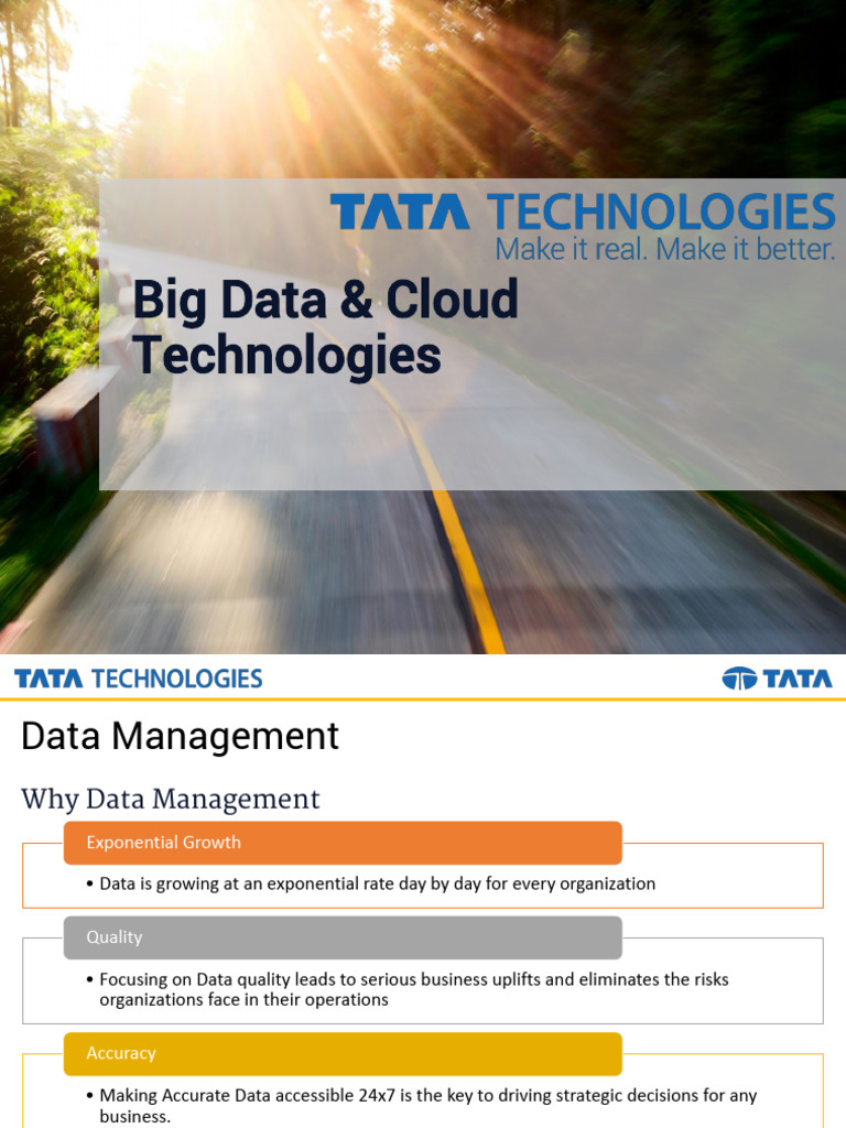 Big Data & Cloud Technologies | PDF | Analytics | Big Data