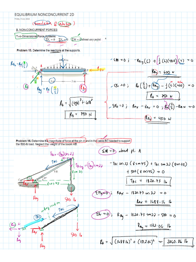 Statics 3 | PDF