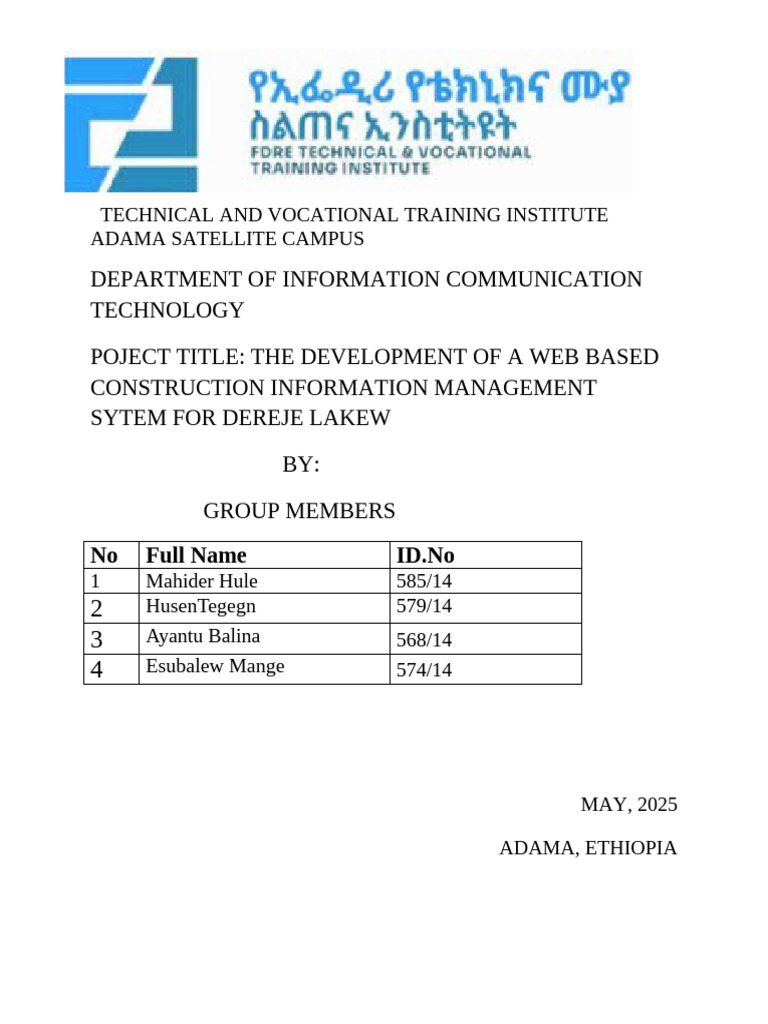 Web-Based Construction Management System | PDF | World Wide Web ...