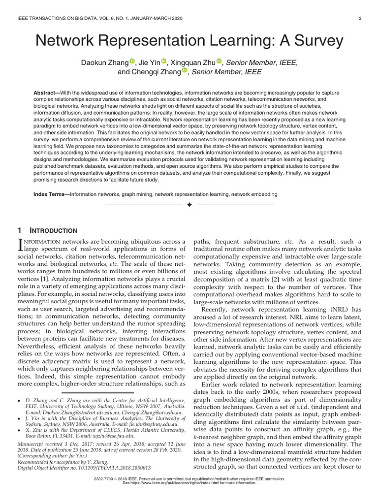 Network_Representation_Learning_A_Survey（2020） | PDF | Vertex (Graph ...