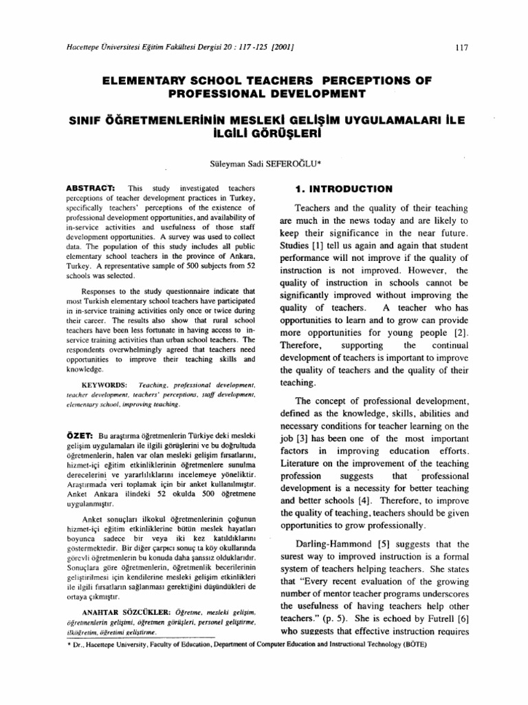 Elementary School Teachers Perceptions o | PDF | Survey Methodology ...