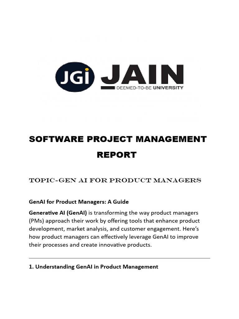 Software Project Management Ia3 | PDF | Artificial Intelligence ...