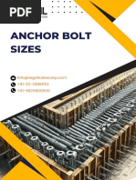 Anchor Bolt Size and Dimensions Chart | PDF | Mechanical Engineering ...