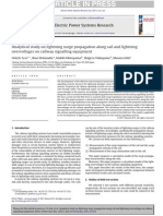 Analytical Study On Lightning Surge Propagation Along Rail and Lightning Overvoltages On Railway Signalling Equipment