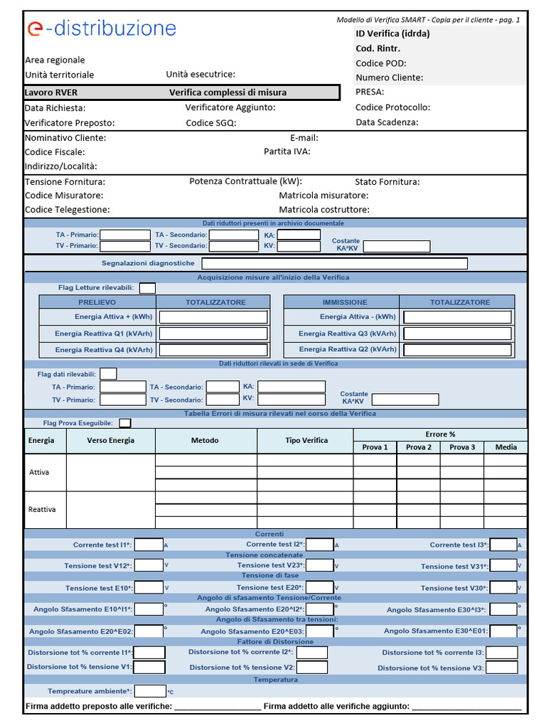 Modello Di Verifica SMART - v2.14-1 - FB | PDF