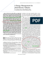 Online EnerMana For HEV (IEEE Trans, Model, DP, Solution)