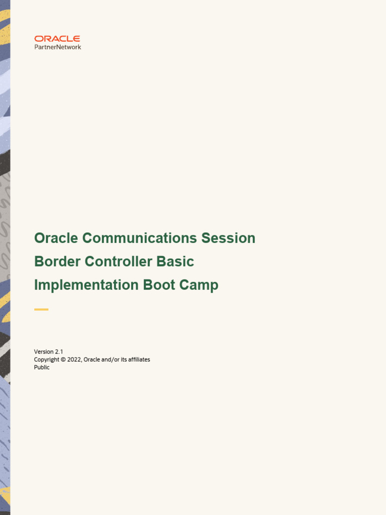 Oracle SBC Implementation Boot Camp | PDF | Session Initiation Protocol ...