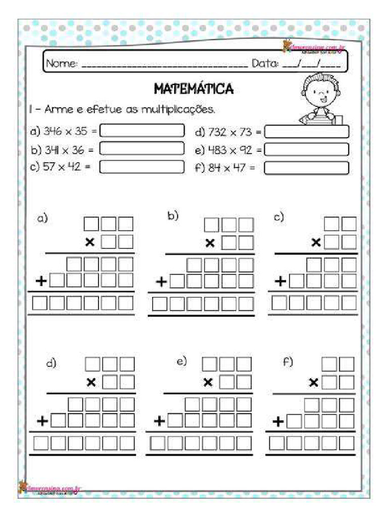 Multiplicação Por Dois Fatores | PDF