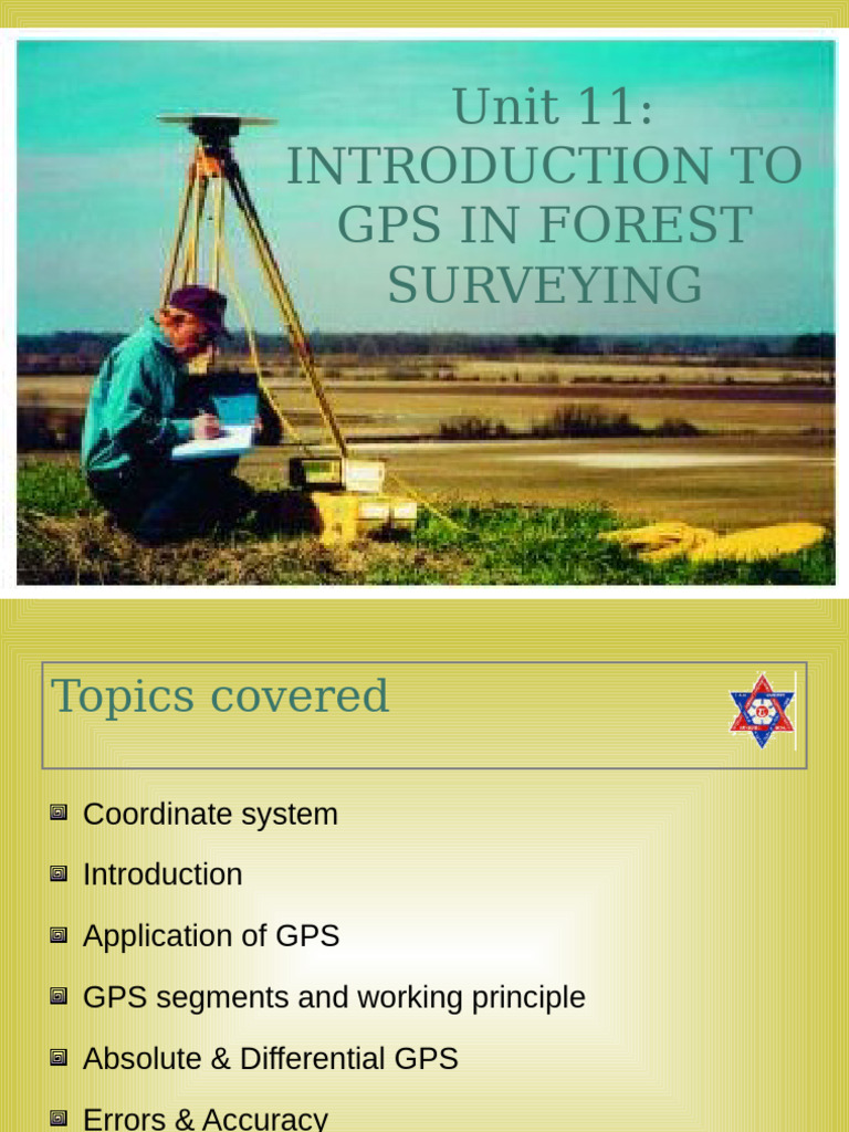 GPS Applications in Forest Surveying | PDF | Global Positioning System ...