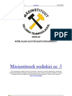 Mäeinstituudi Uudiskiri Nr. 5 - Kevad 2008