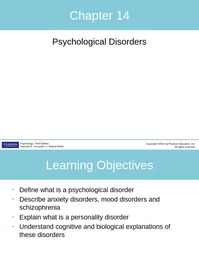 Overview of Psychological Disorders | PDF | Anxiety | Mental Disorder