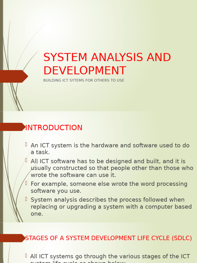 Feasibility Study in SDLC Process | PDF | Feasibility Study | Software ...