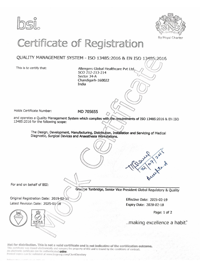 ISO - 13485 - Certificate 31 07 2025 17 54 | PDF