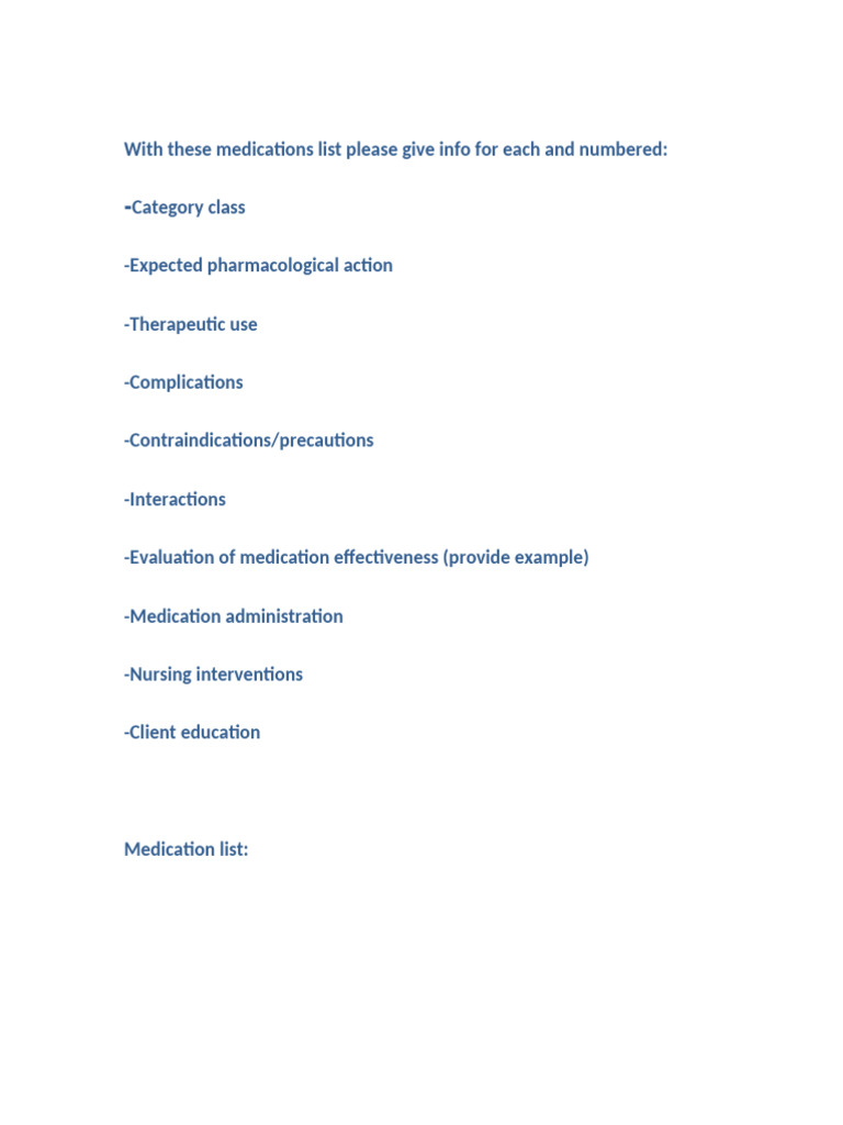 Comprehensive Medication Information Guide | PDF | Gout | Dermatitis