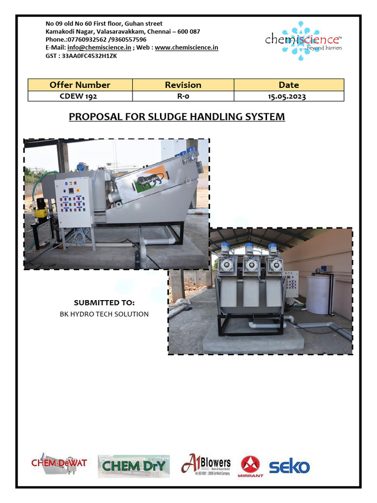 Cdew 02-05 For BK Hydro | PDF | Guarantee | Pump