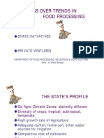 Cross Over Trends in Food Processing: State Initiatives