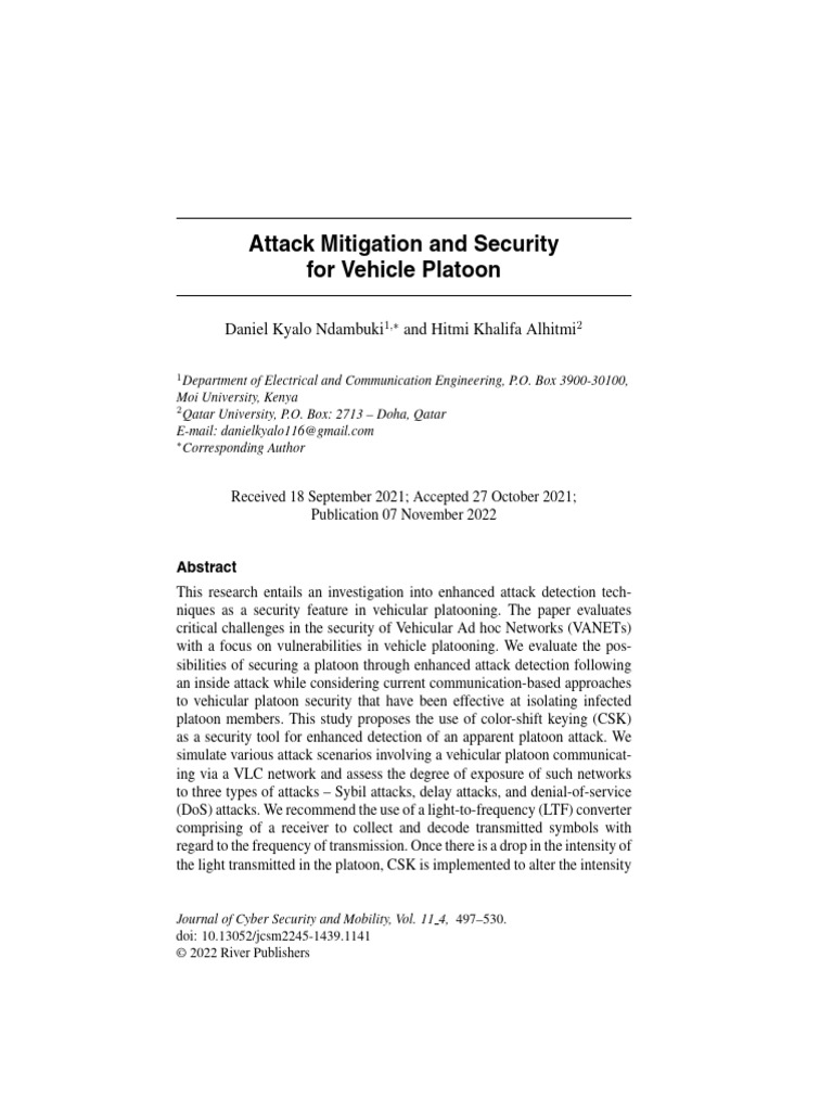 Attack Mitigation and Security | PDF | Public Key Cryptography | Key ...