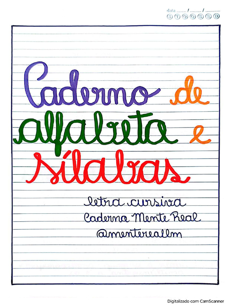 Caderno de Alfabeto e Silabas Compressed Vaqisn | PDF