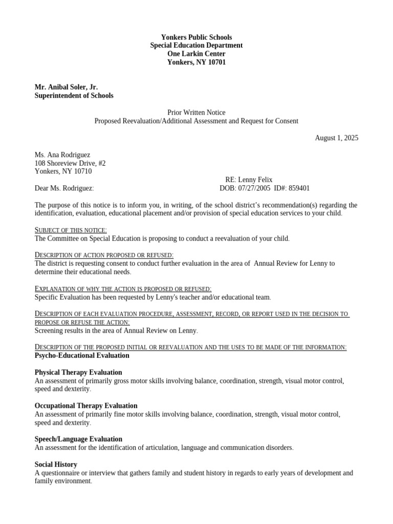 Req11174874 Usr834970merge | PDF | Special Education | Evaluation