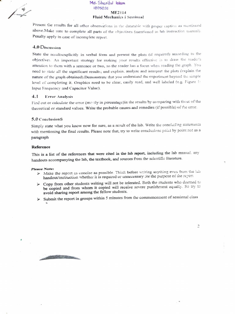 Fluid Lab Manual Pdf Flow Measurement Pressure