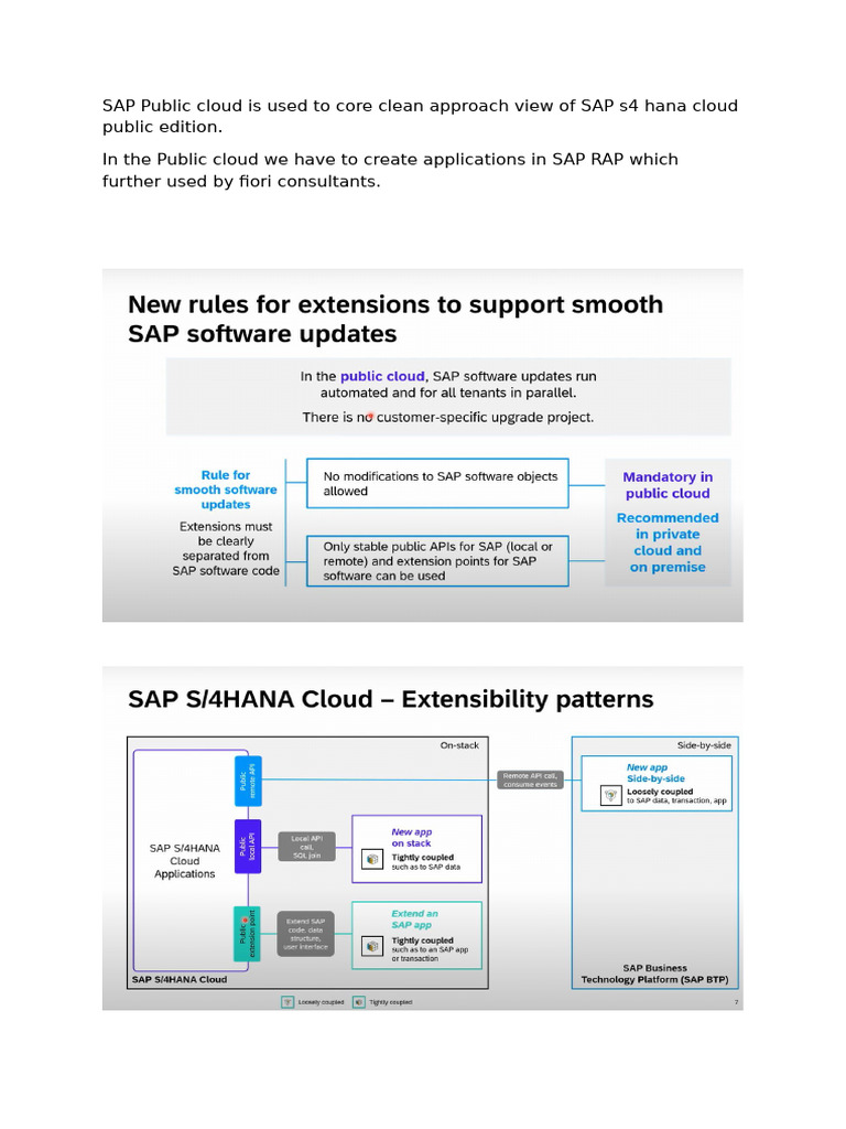 SAP ABAP in Public Cloud Development | PDF