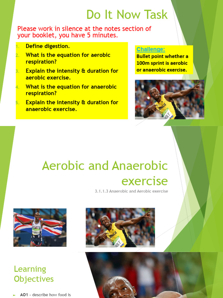 Aerobic and Anaerobic Exercise | PDF | Cellular Respiration | Aerobic ...