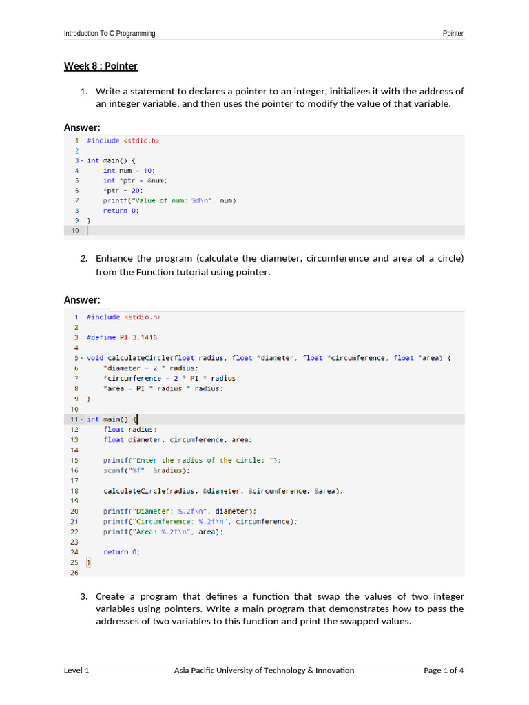 C Programming: Mastering Pointers | PDF