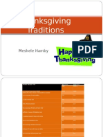 Thanksgiving Traditions-Meshele Hamby