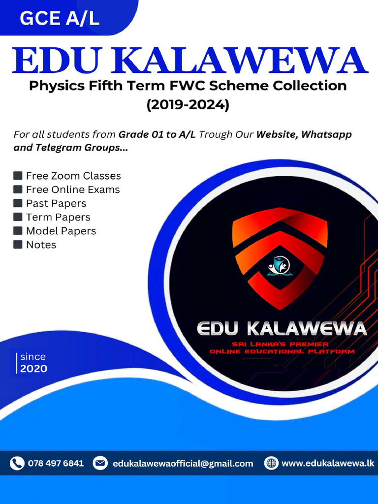 FWC 2024 Physics Exam Paper | PDF