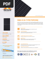 Rayzon Bifacial Solar Panel Datasheet | PDF
