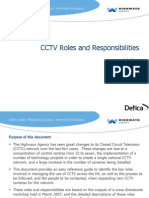 CCTV Roles and Responsibilities