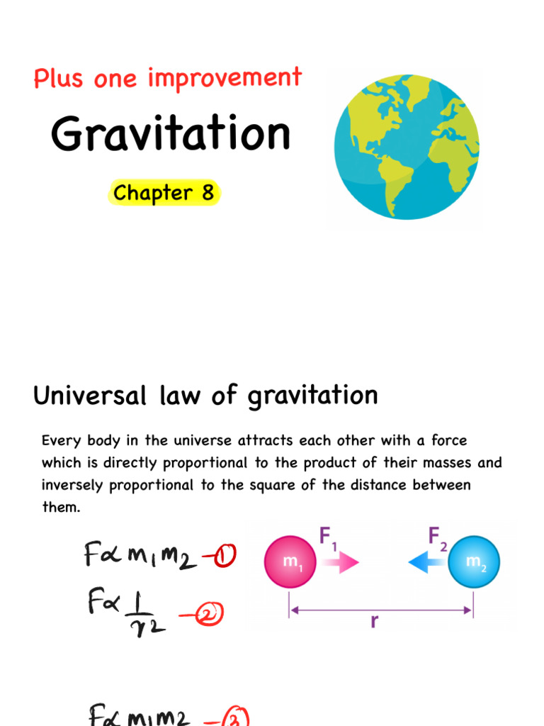 Understanding Gravitational Force | PDF | Gravity | Newton's Law Of ...