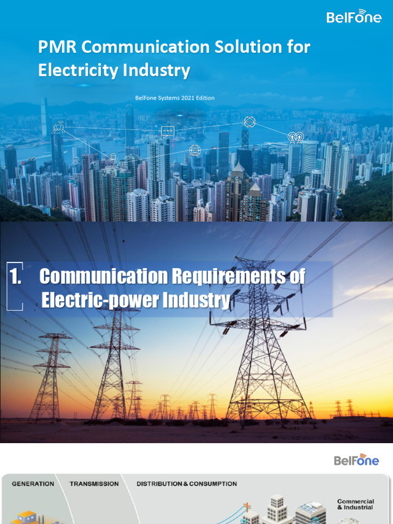 BelFone Electric Power Industry Communication Solution 1.1 | PDF ...