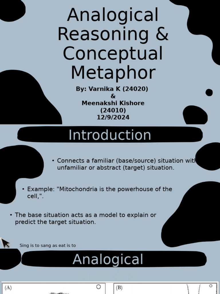 Analogical Reasoning and Conceptual Metaphors | PDF | Analogy | Metaphor